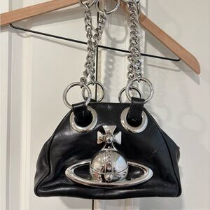 Vivienne Westwood Black Bowling Bag
